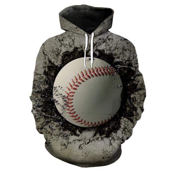 Baseball 3D hoodie V8 (Check your size in description)