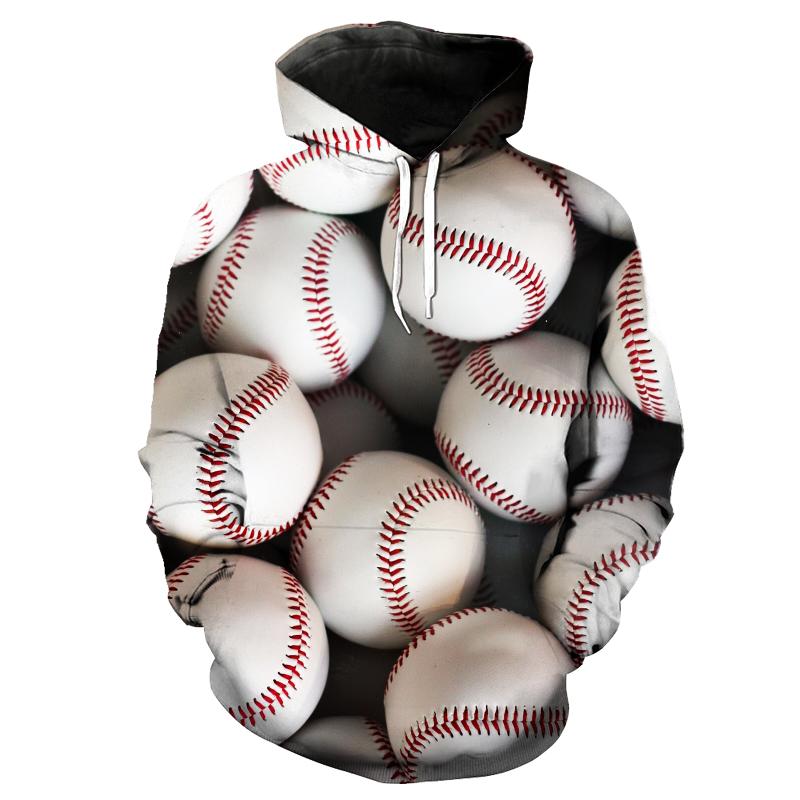 Baseball 3D hoodie V10 (Check your size in description)