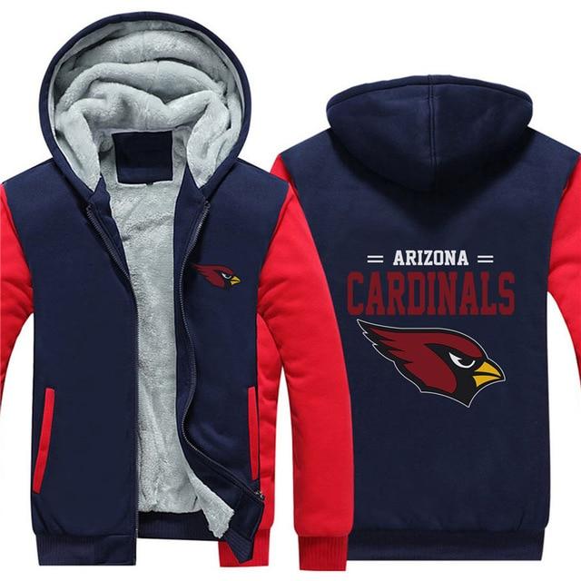 3D Arizona Cardinals Sweatshirt Jacket
